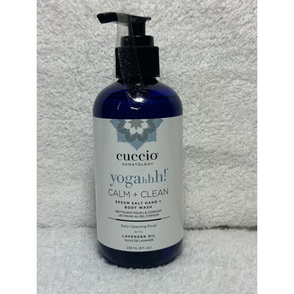 Cuccio Somatology Yogahhh! Calm + Clean Epsom Salt Hand & Body Wash Lavender Oil - Picture 1 of 3